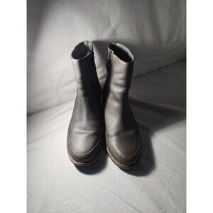 Sperry Womens Seaport Storm Grey Leather Boots - STS85470 Size 8.5